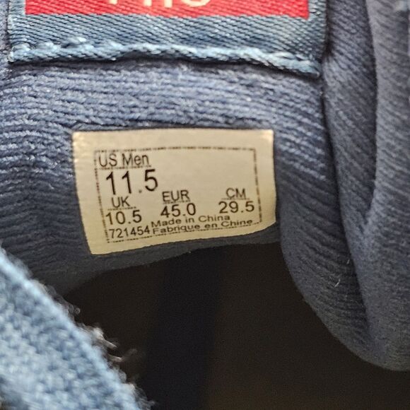 Vans Pro Skate Shoes Size 11.5 – Blue Yellow Stripe SickStick Sole Made China - Picture 9 of 10